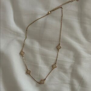 Altard State Elegant Rose Gold Clover Necklace